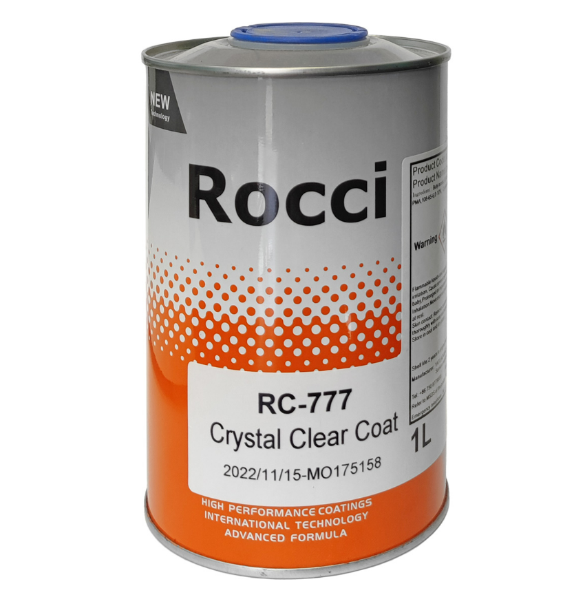 Лак ROCCI CRYSTAL 2+1 акриловый 1л + отвердитель стандартный 0,5л 