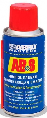 Смазка-спрей многоцелевая ABRO АВ-8-100-R 100мл фото в интернет магазине Новакрас.ру